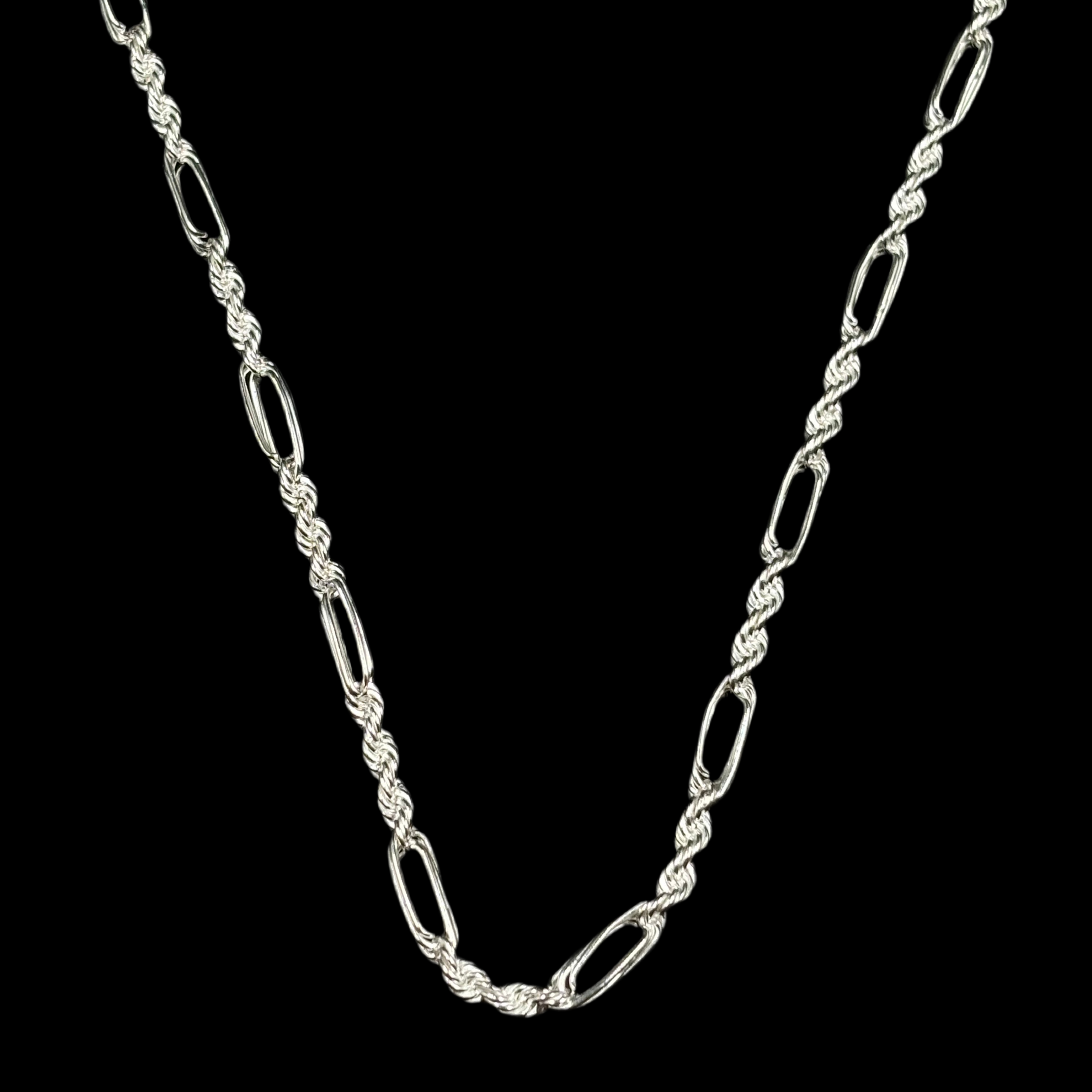 Cadena Fígaro 3x1 cm (Plata .925)