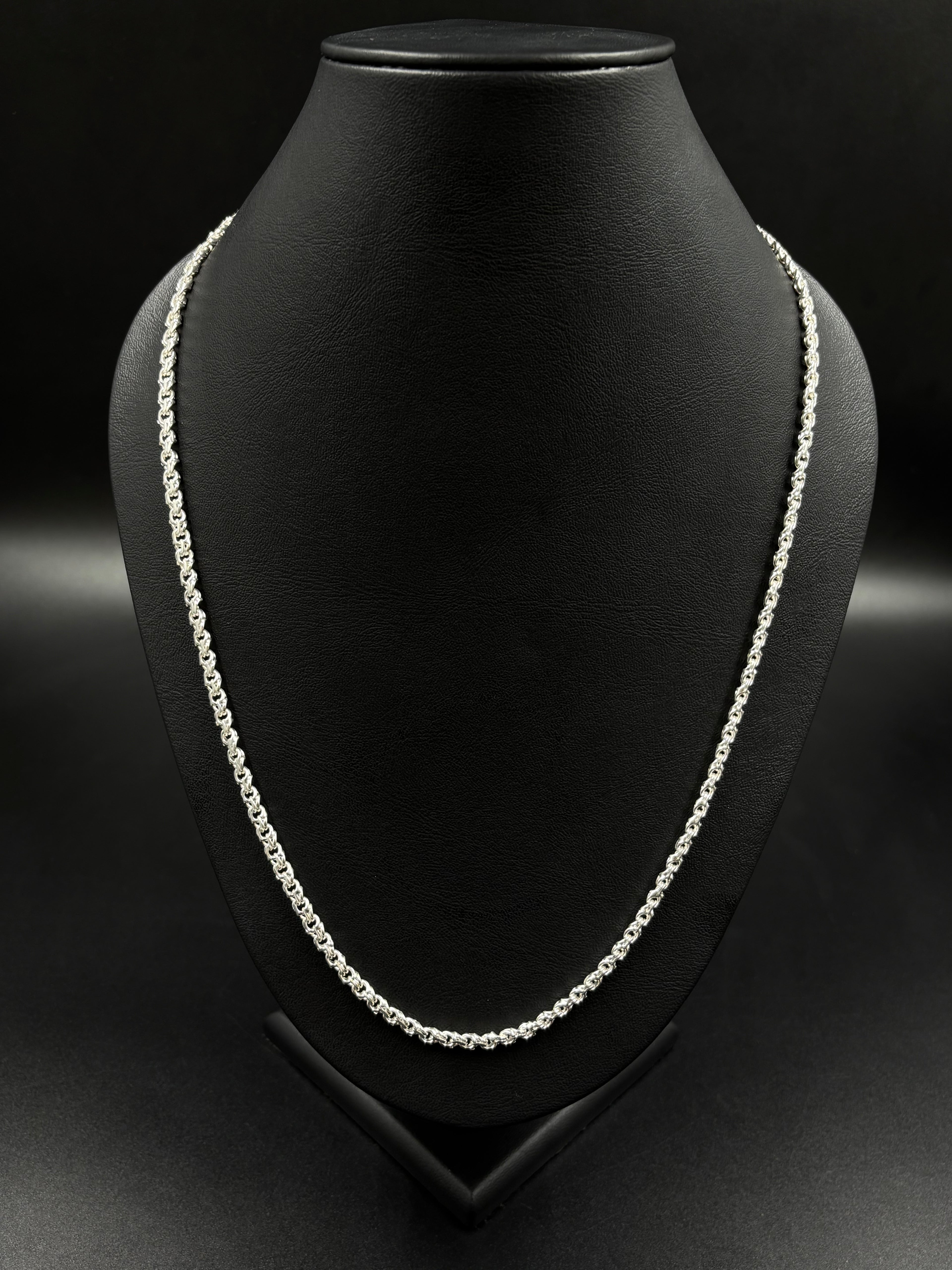 Cadena Tejido Chino 5 mm (Plata .925)