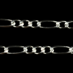 Pulso Fígaro 3x1 Adiamantado 5 mm (Plata .925)