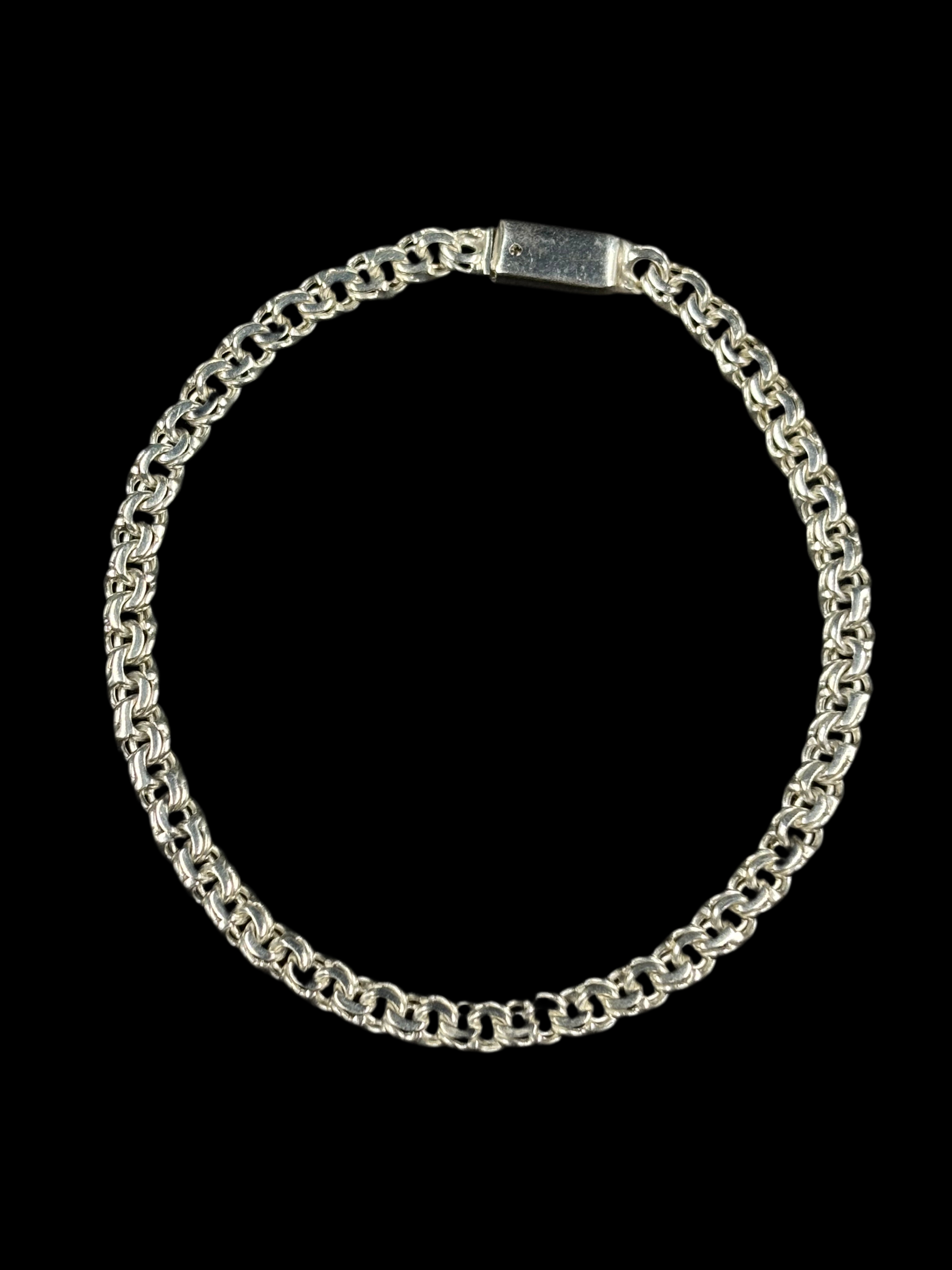Pulso Tejido Chino 5 mm (Plata .925)