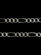 Cadena Fígaro 3x1 5 mm ( Plata .925)