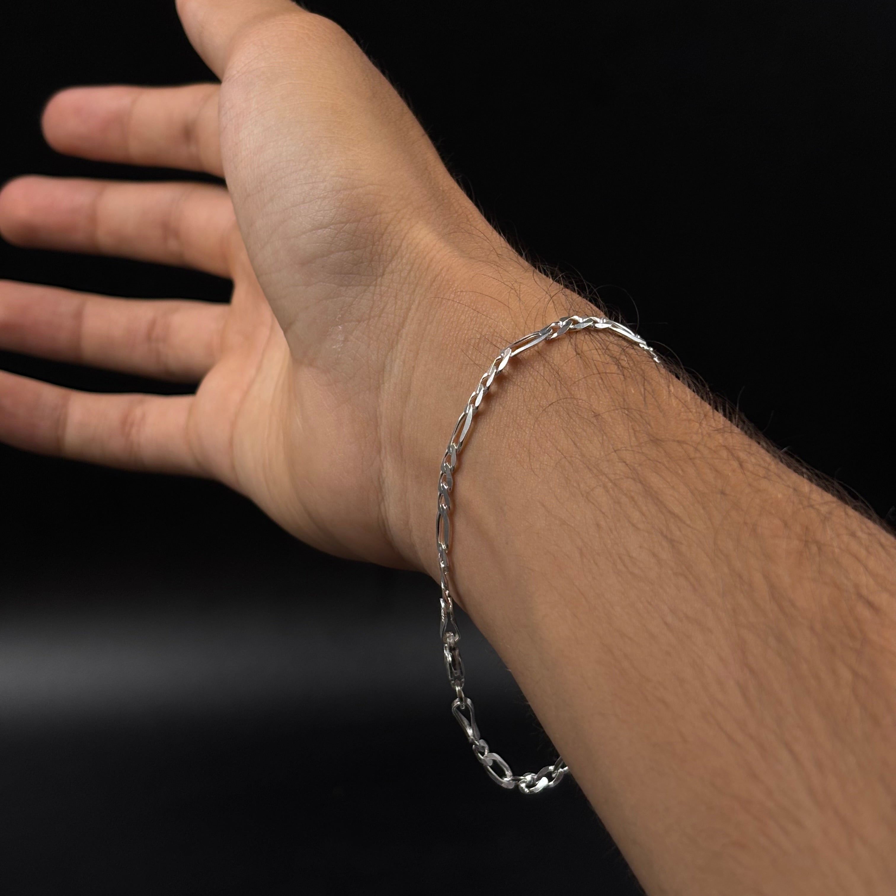 Pulso Fígaro 3x1 4 mm (Plata .925)