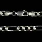 Pulso Fígaro 3x1 Adiamantado  6 mm (Plata .925)