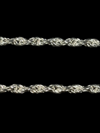 Cadena Torzal 4 mm (Plata .925)