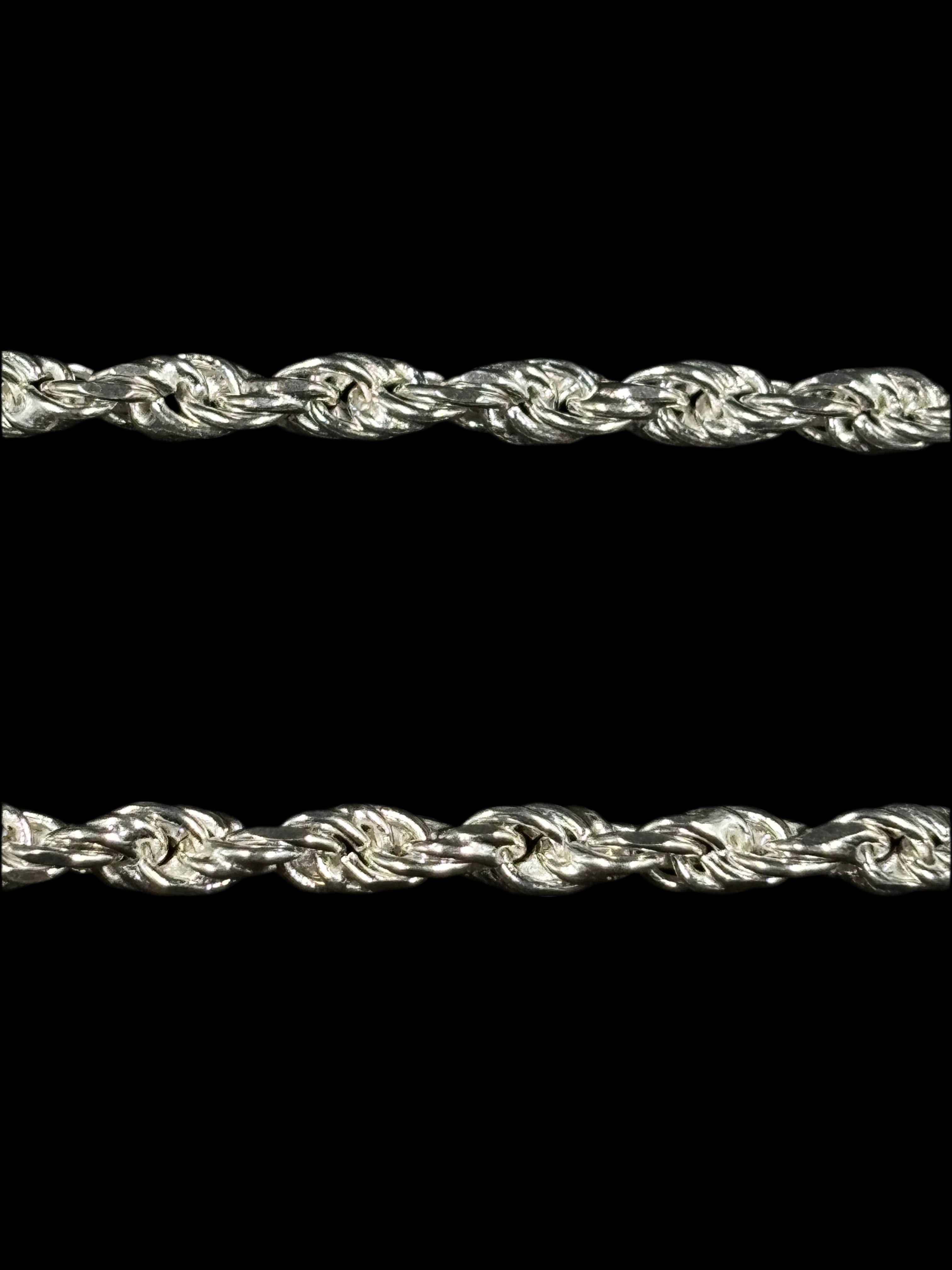 Cadena Torzal 4 mm (Plata .925)