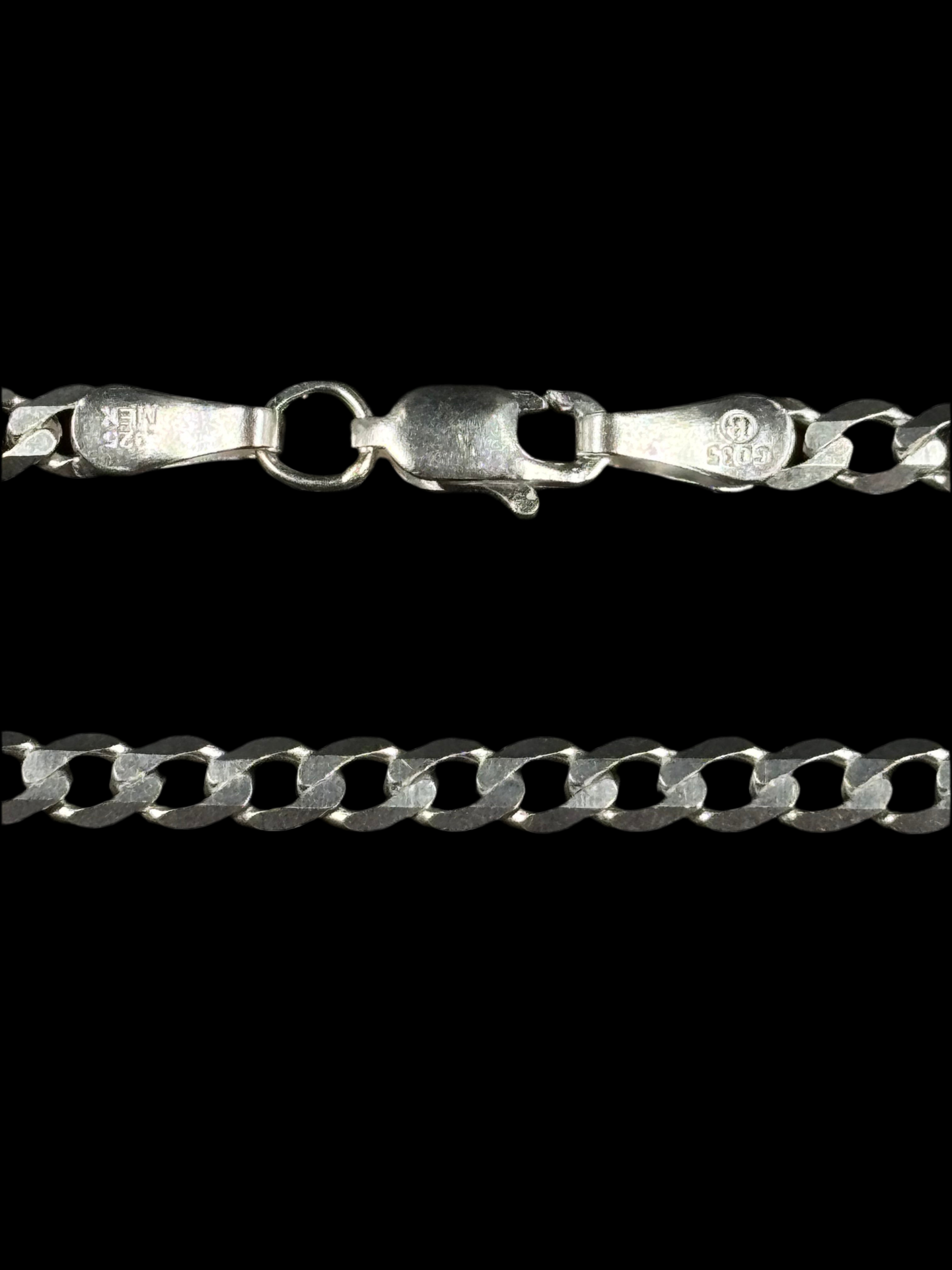 Cadena Barbada 5 mm (Plata .925)