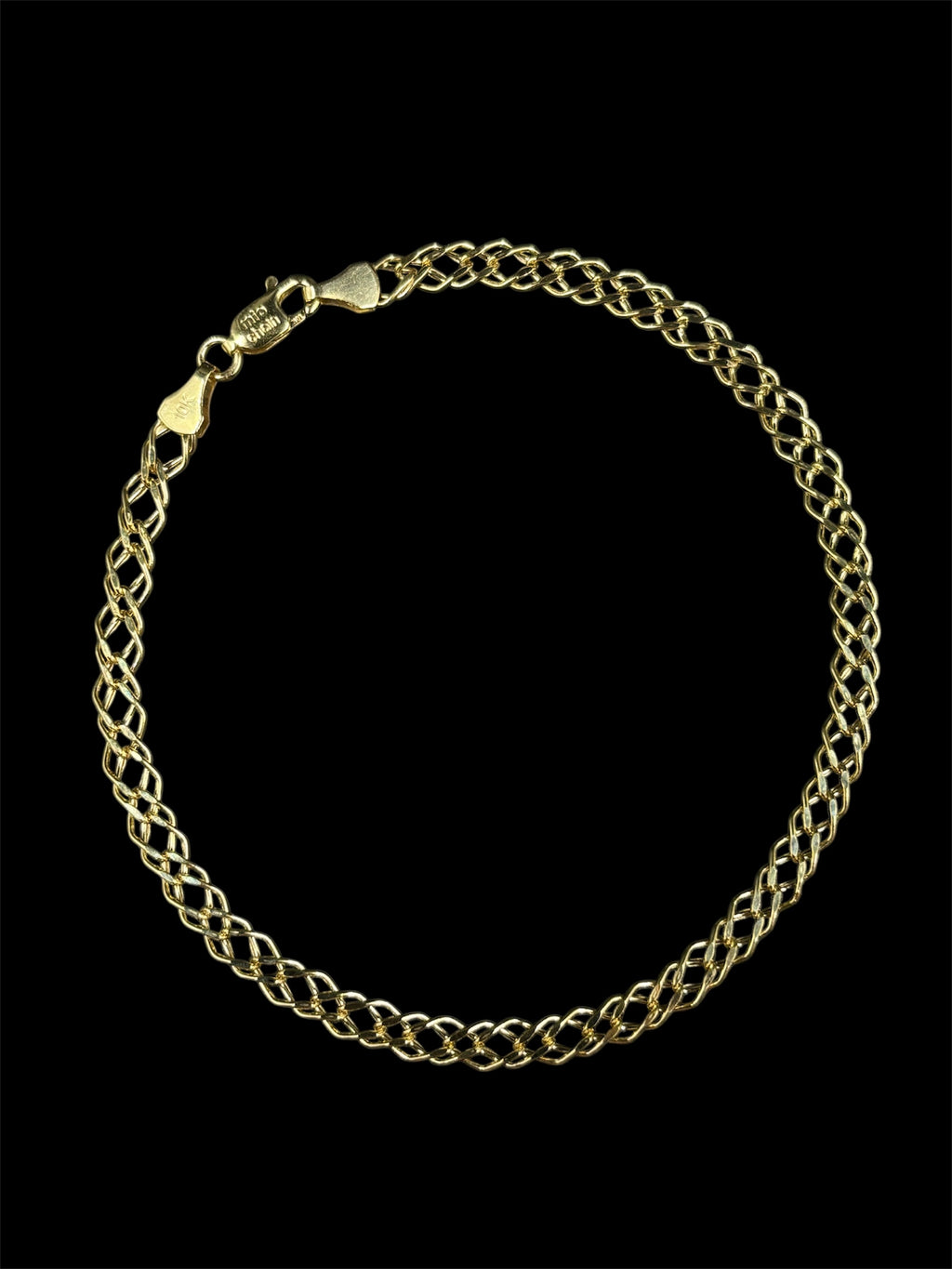 Pulso Doble Rombo (Oro Italiano)