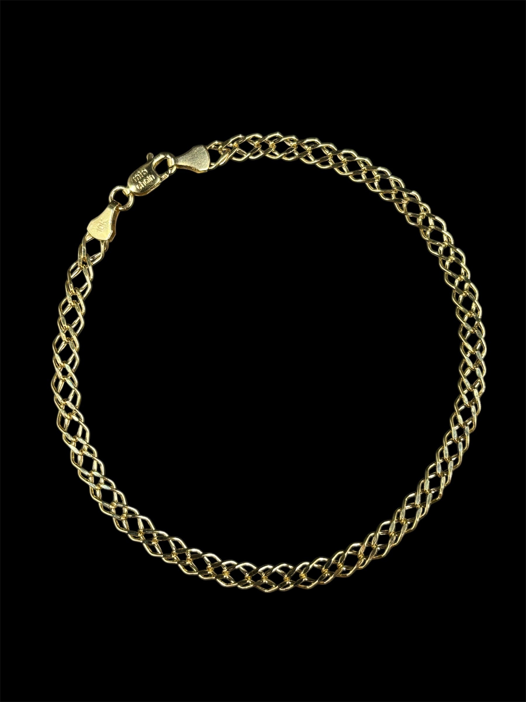 Pulso Doble Rombo (Oro Italiano)