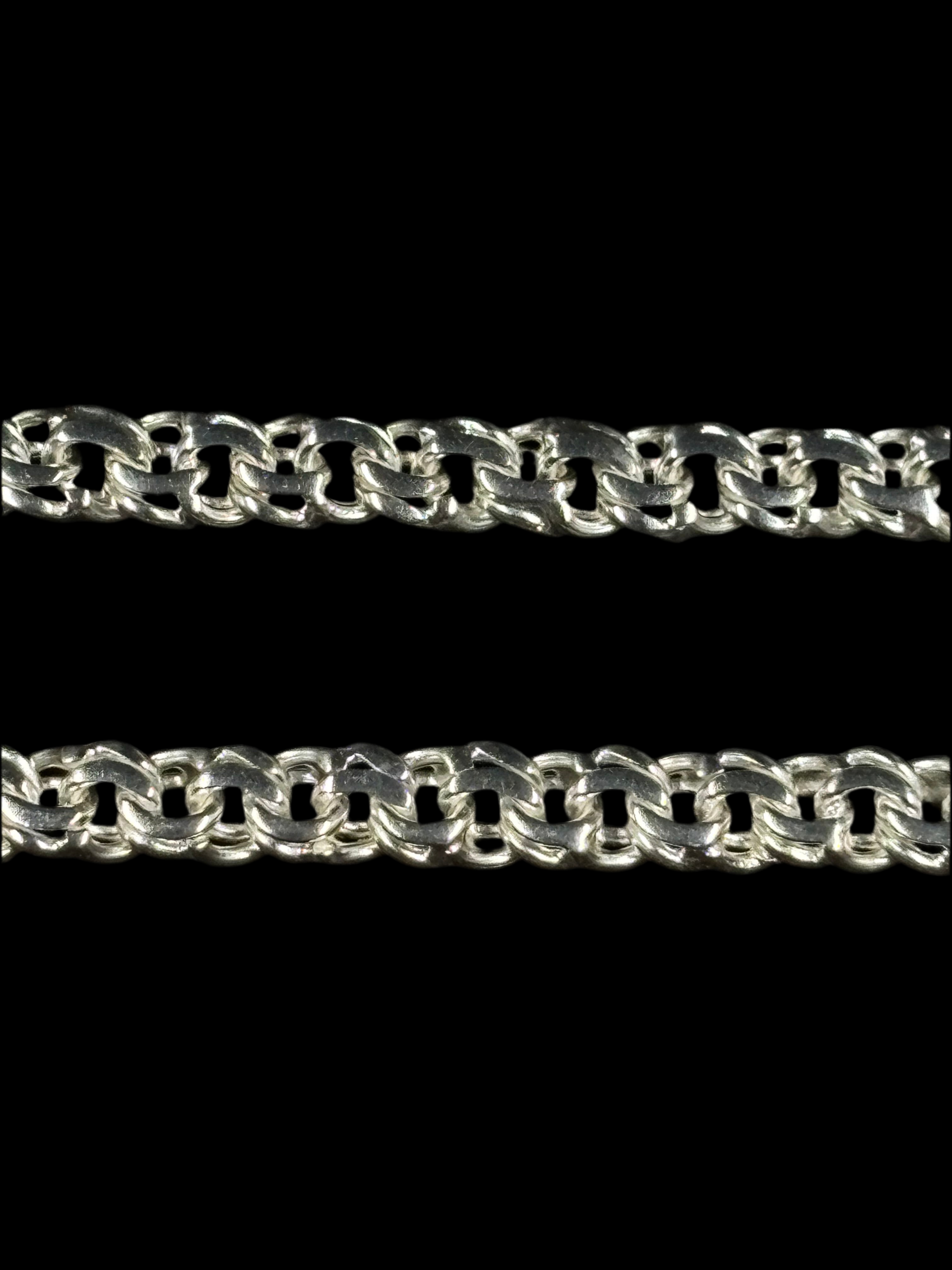 Cadena Tejido Chino 5 mm (Plata .925)