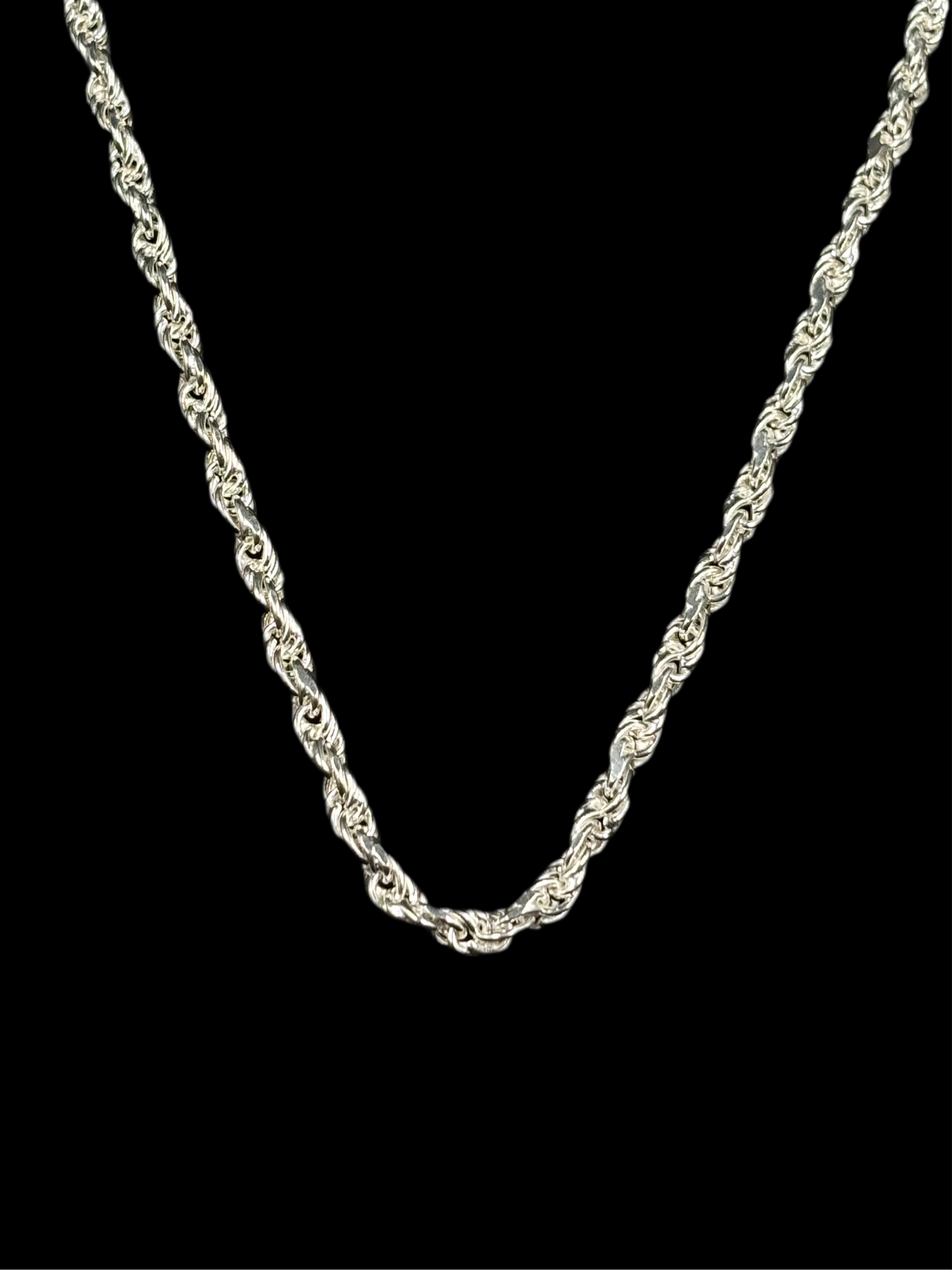 Cadena Torzal 4 mm (Plata .925)