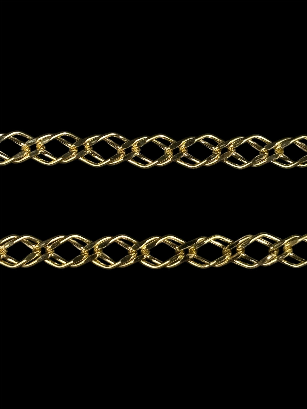 Pulso Doble Rombo (Oro Italiano)