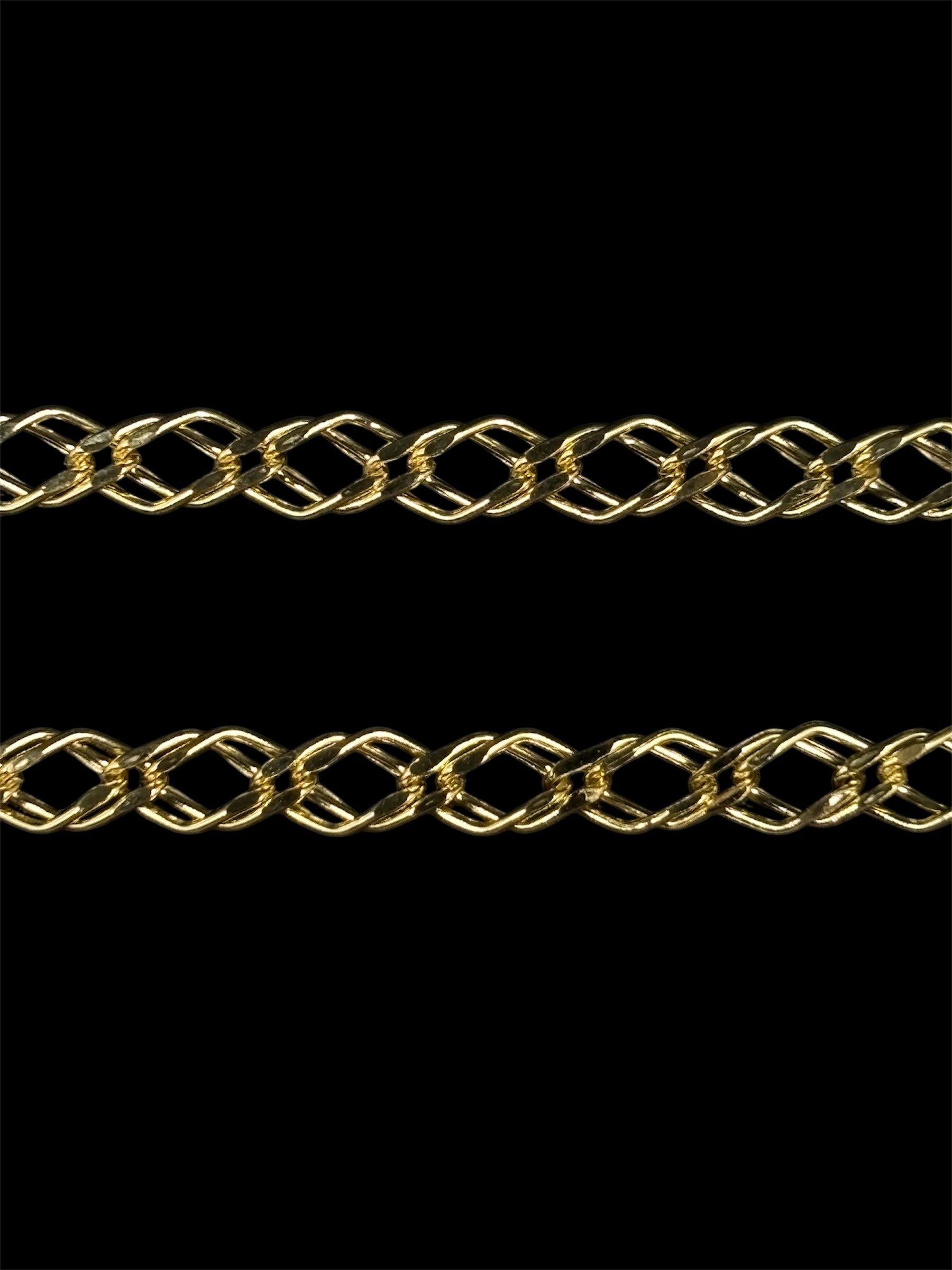 Pulso Doble Rombo (Oro Italiano)