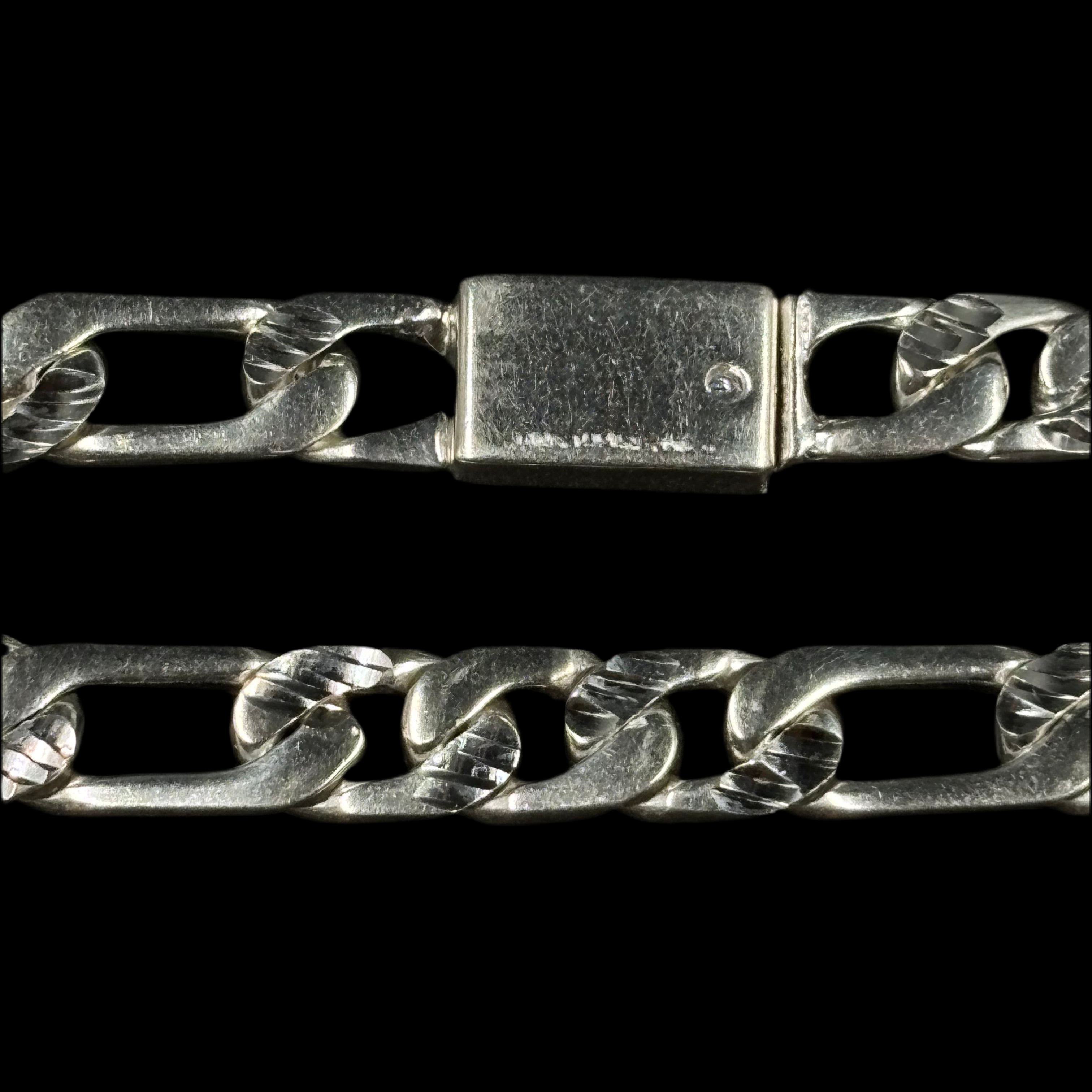 Pulso Fígaro 3x1 Adiamantado 8 mm (Plata .925)