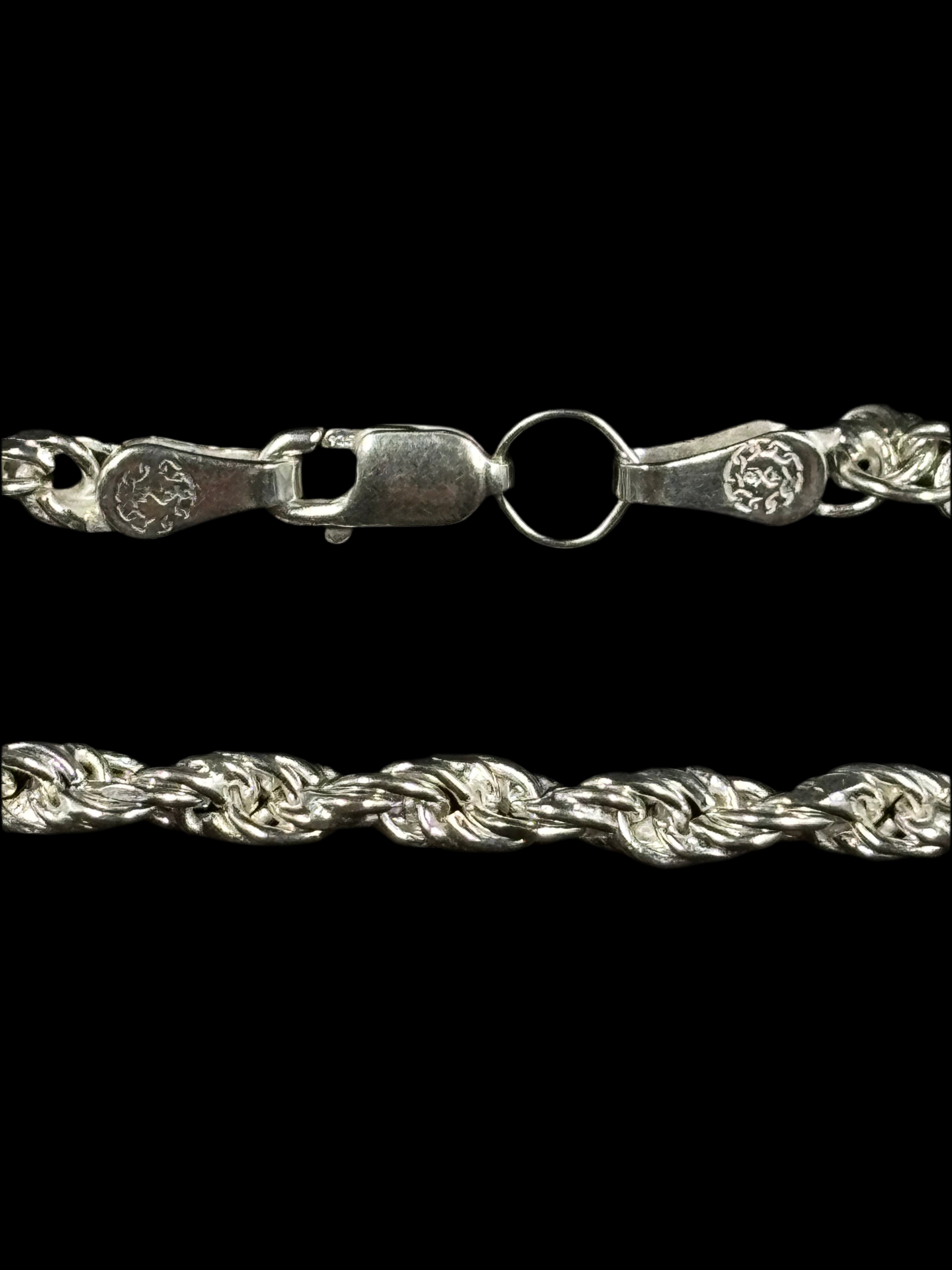 Cadena Torzal 4 mm (Plata .925)