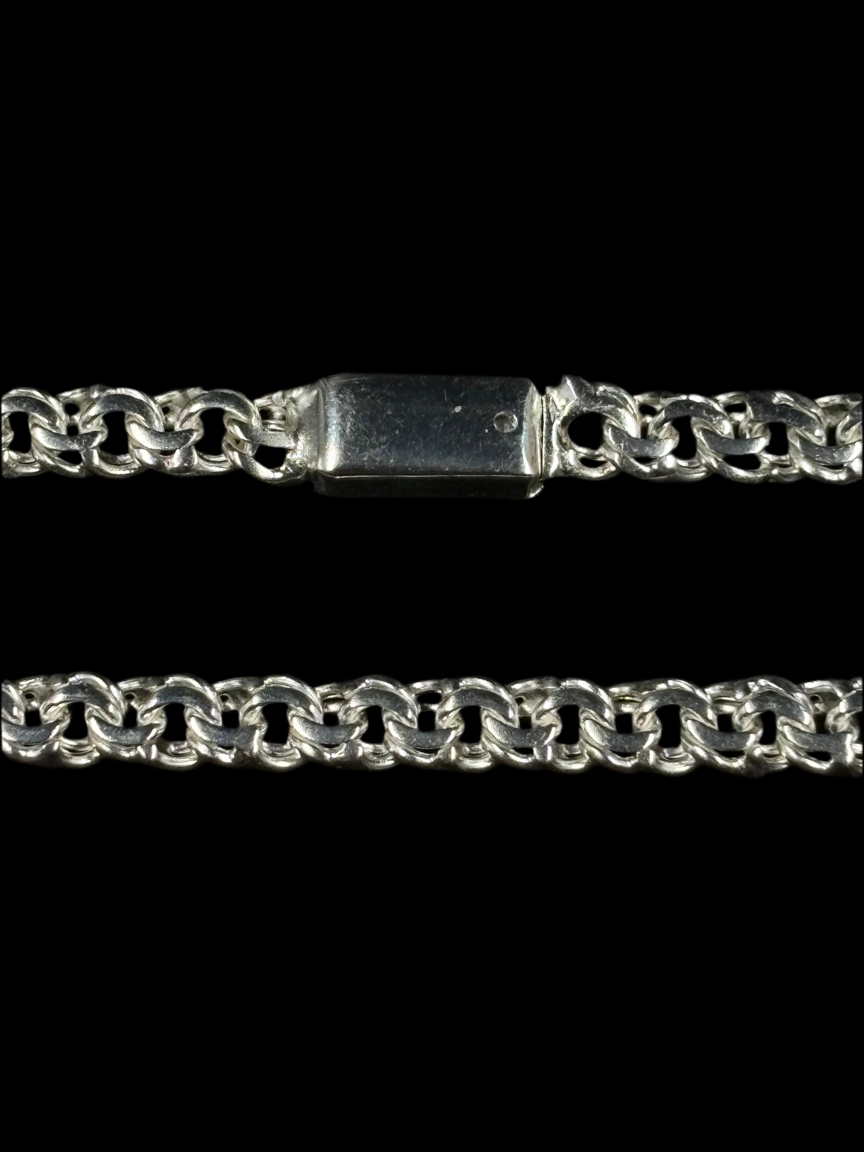 Cadena Tejido Chino 5 mm (Plata .925)