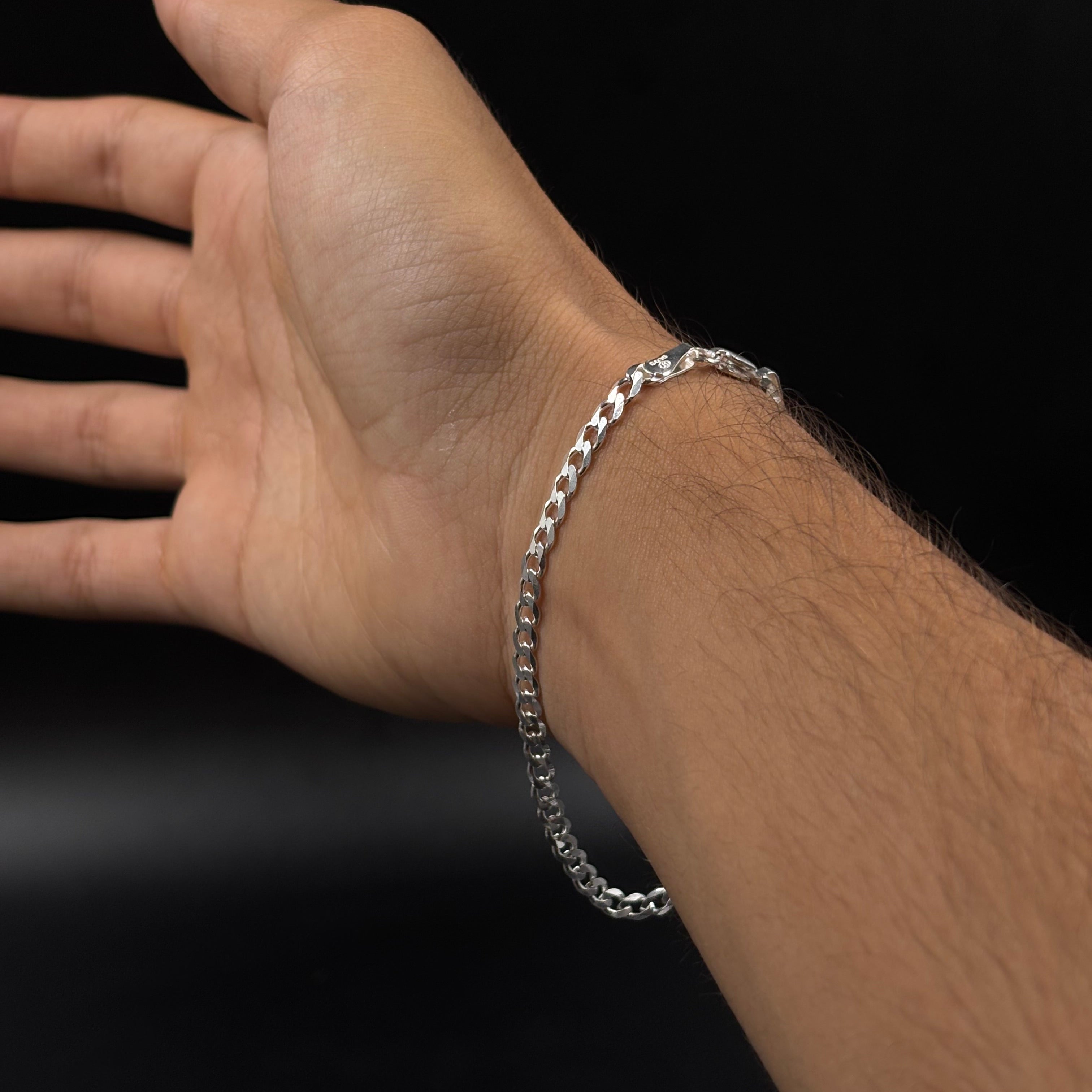 Pulso Barbado 4 mm (Plata .925)