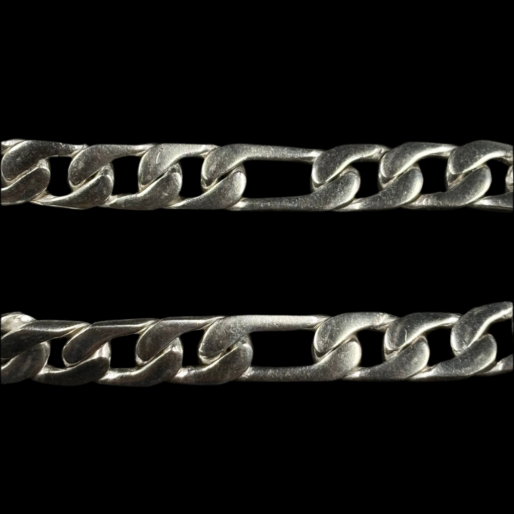 Pulso Fígaro 3x1 Adiamantado 8 mm (Plata .925)