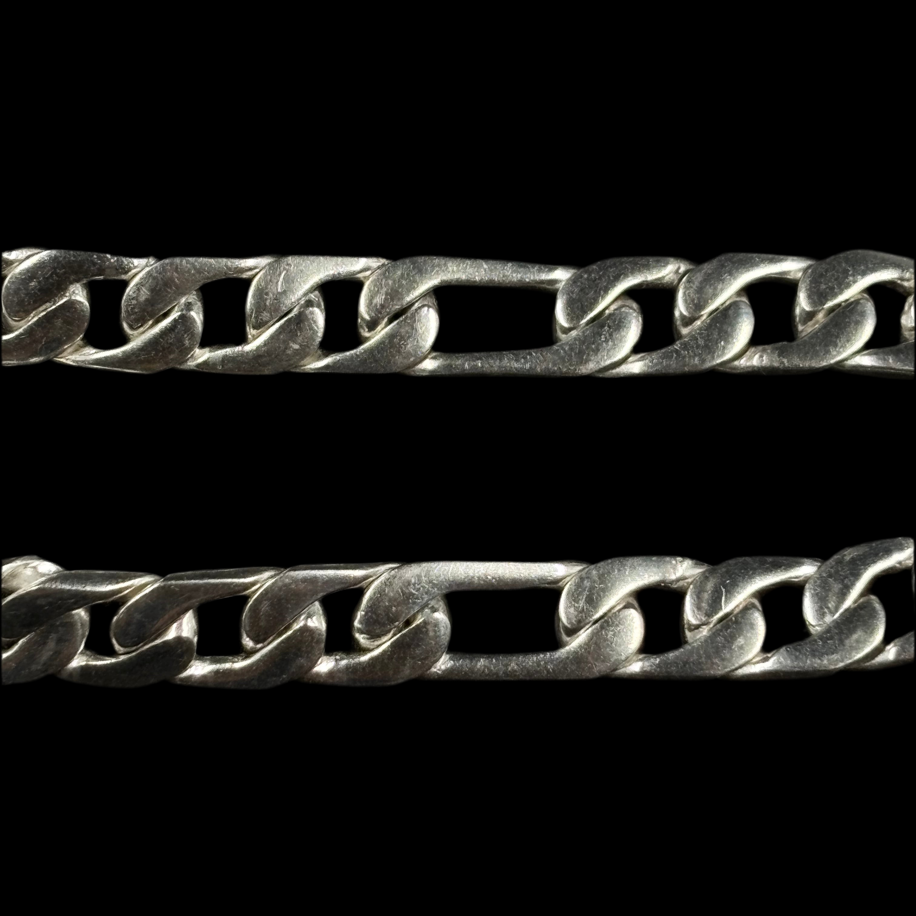 Pulso Fígaro 3x1 Adiamantado 8 mm (Plata .925)