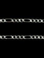 Cadena Fígaro 3x1 4 mm (Plata .925)