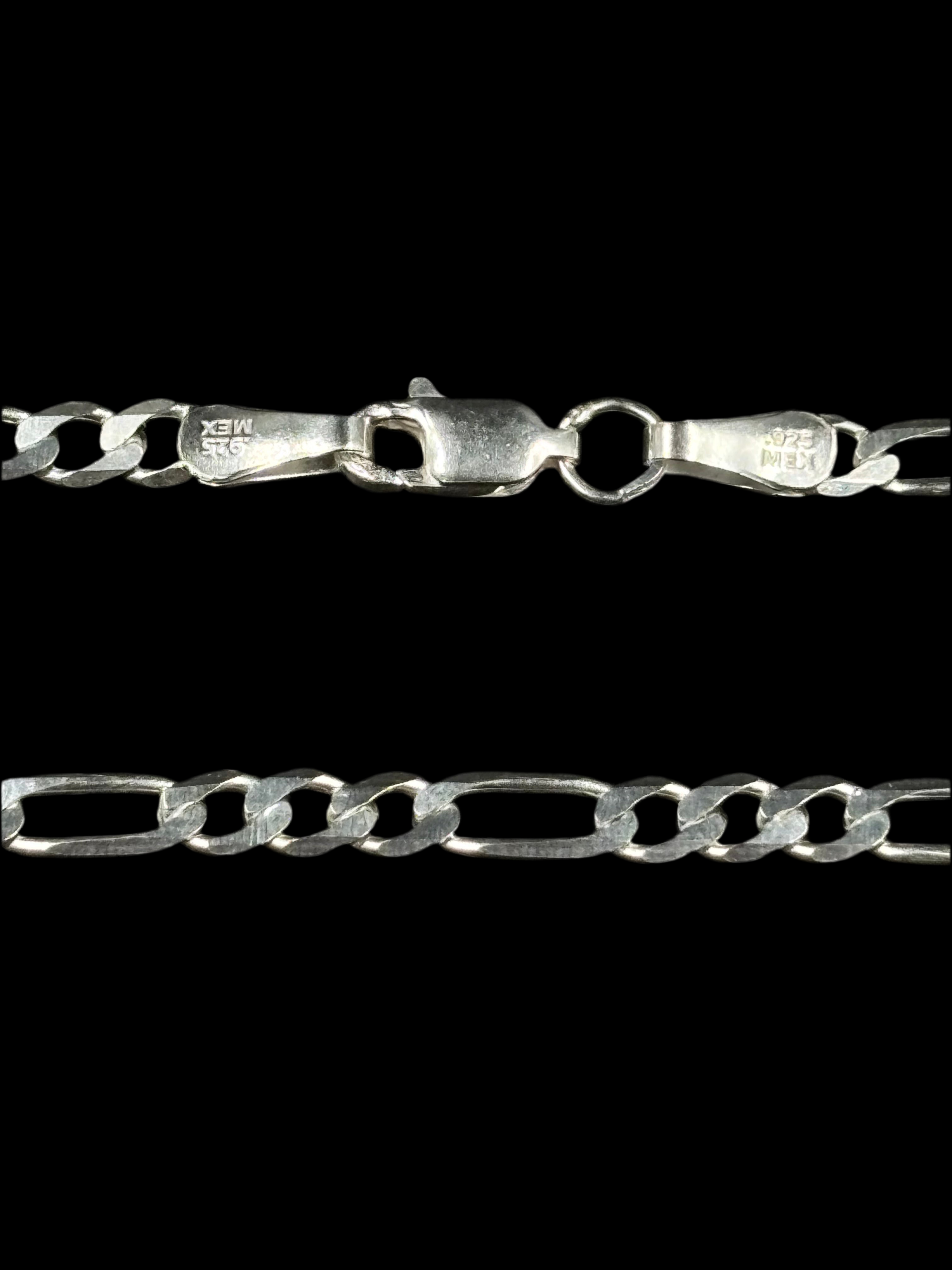 Cadena Fígaro 3x1 4 mm (Plata .925)