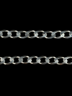 Cadena Barbada 4 mm (Plata .925)