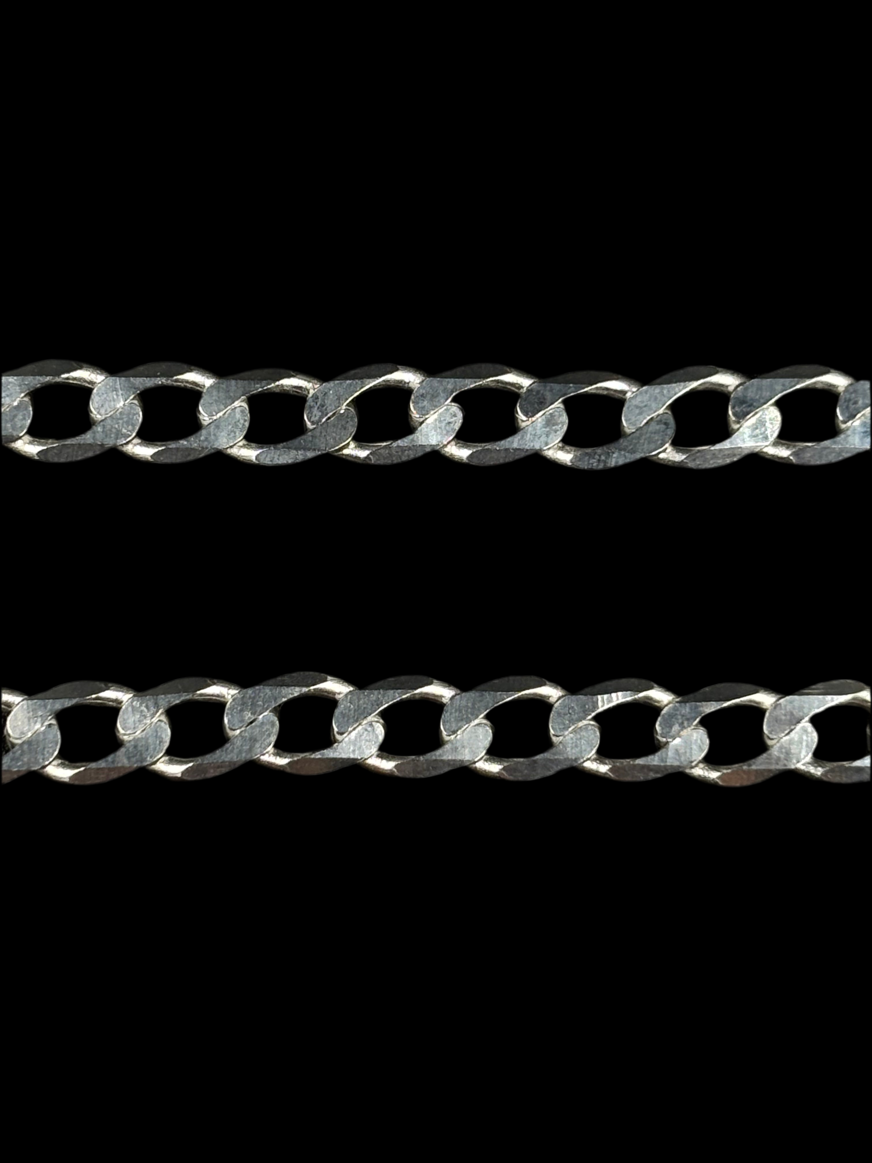 Cadena Barbada 4 mm (Plata .925)
