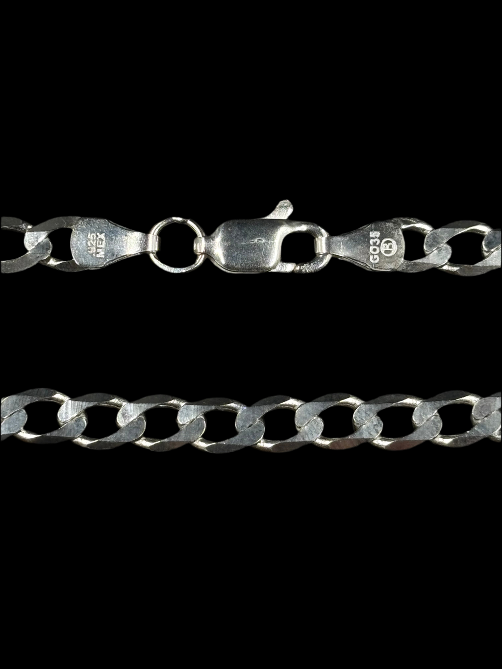 Cadena Barbada 4 mm (Plata .925)