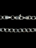 Cadena Barbada 4 mm (Plata .925)