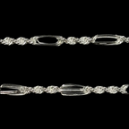Cadena Fígaro 3x1 cm (Plata .925)