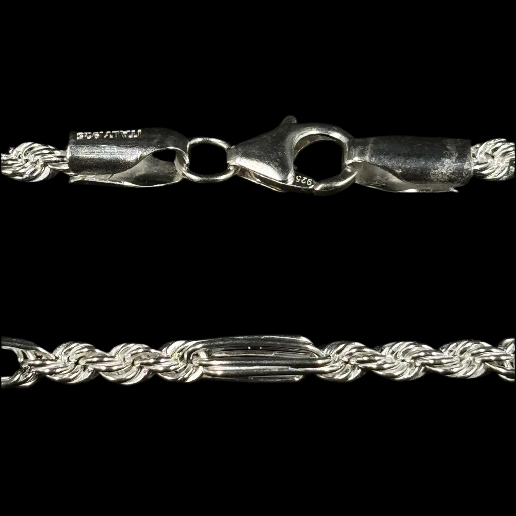 Cadena Fígaro 3x1 cm (Plata .925)