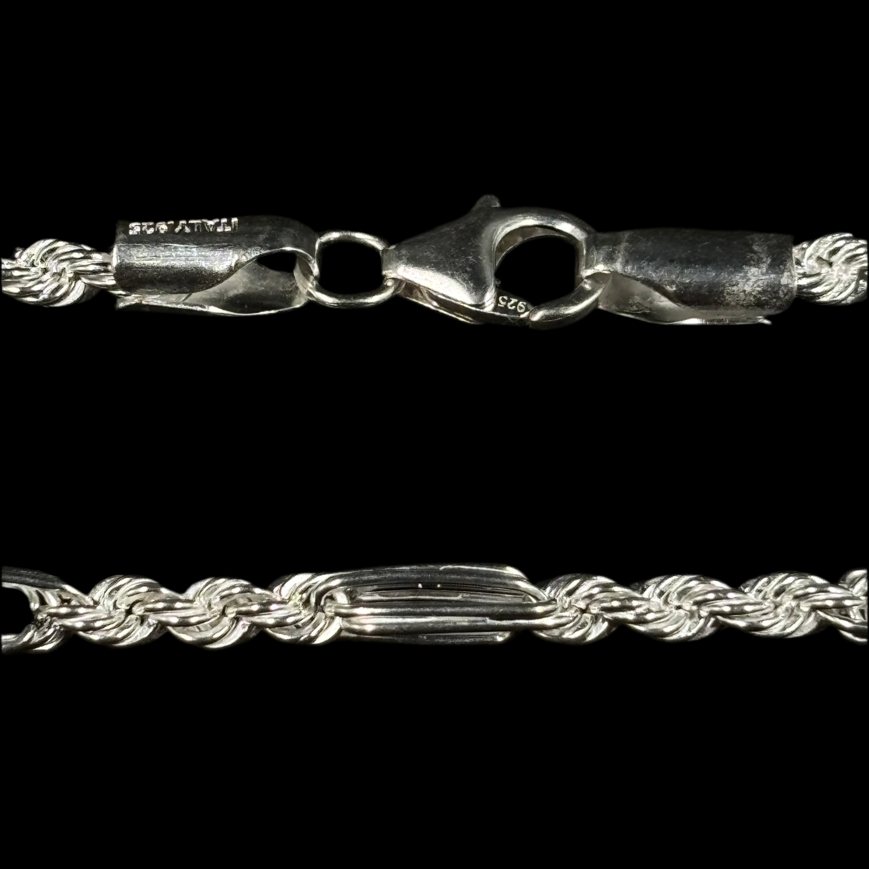 Cadena Fígaro 3x1 cm (Plata .925)