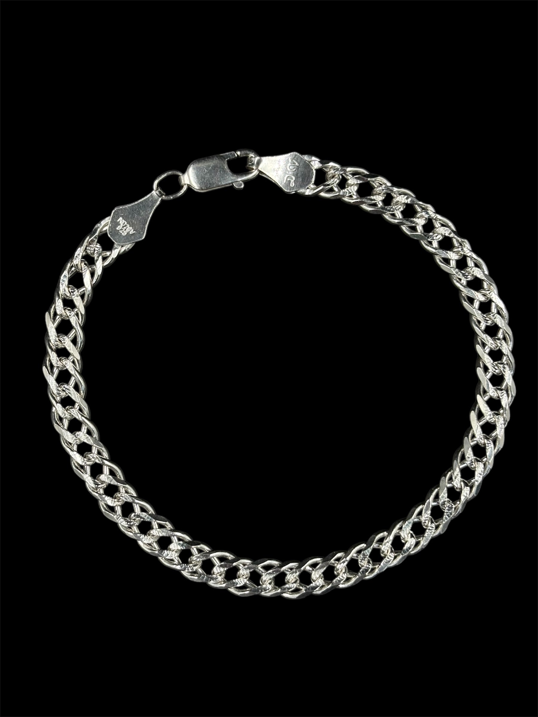 Pulso Doble Rombo (Plata .925)