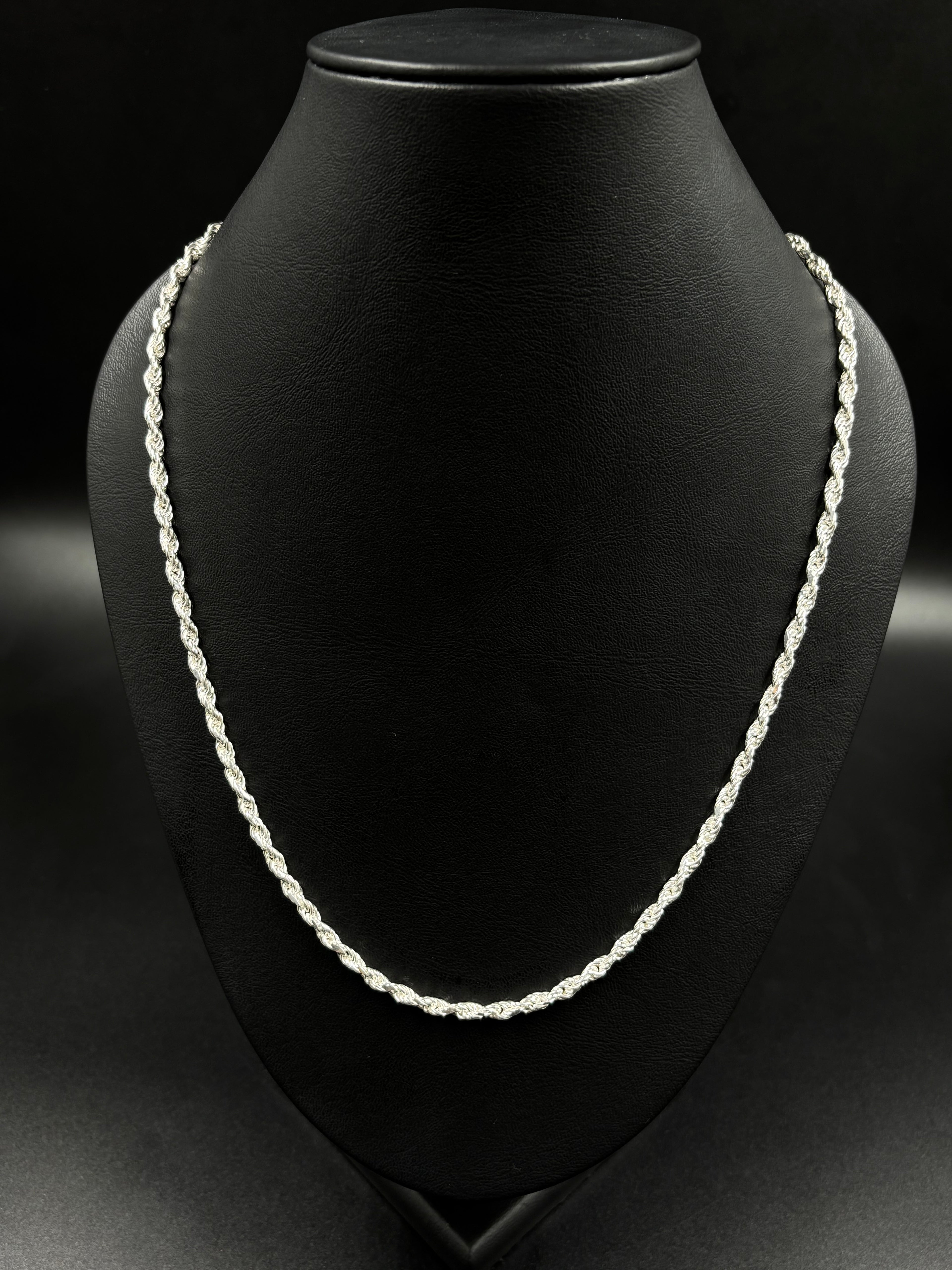 Cadena Torzal 4 mm (Plata .925)